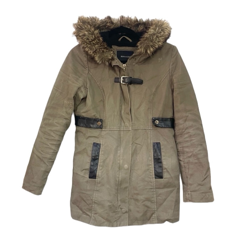 RW&CO. Army Green Winter/fall/autumn Coat Size Small
